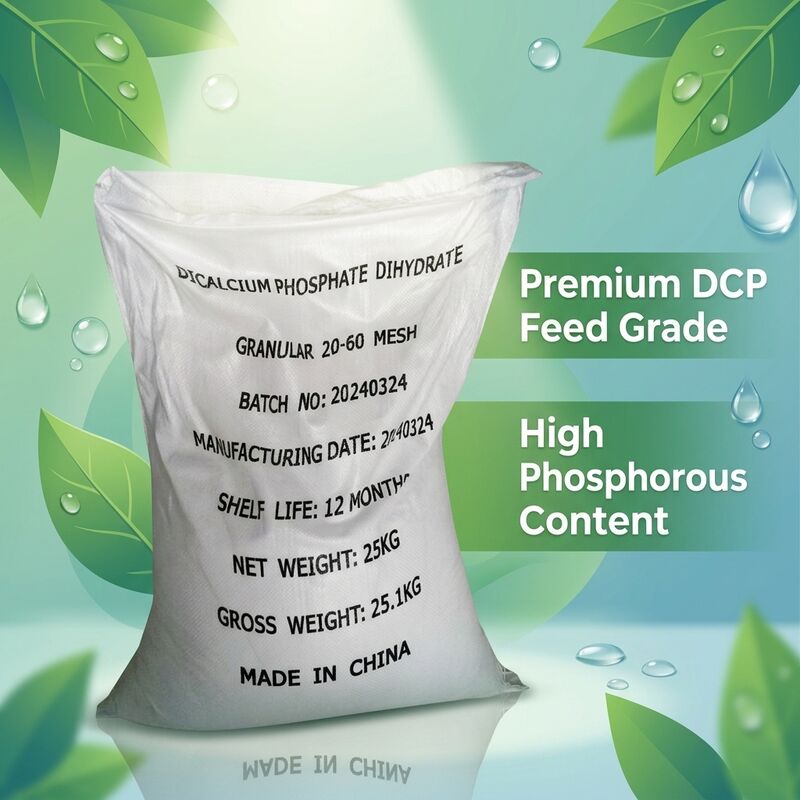 Dcp Rip Quality 95% Min DCP Dicalcium Phosphate 25kg DCP For Poultry Feed Granular
